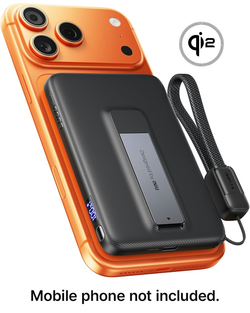 Iniu 5,000mAh Magnetic Portable Charger with Foldable Stand: $29.99 Iniu 5,000mAh Magnetic Portable Charger with Foldable Stand: $29.99