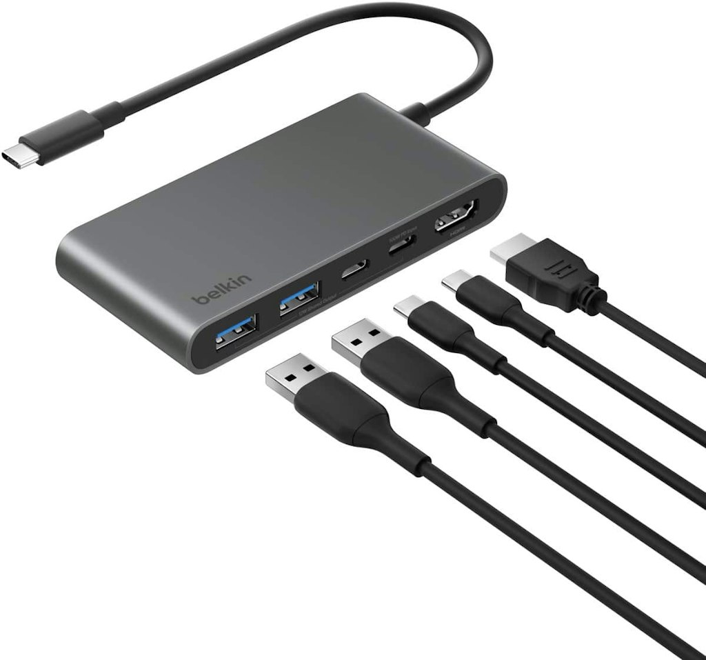 Belkin 5-Port USB-C Multiport Adapter: $22.49 Belkin 5-Port USB-C Multiport Adapter: $22.49