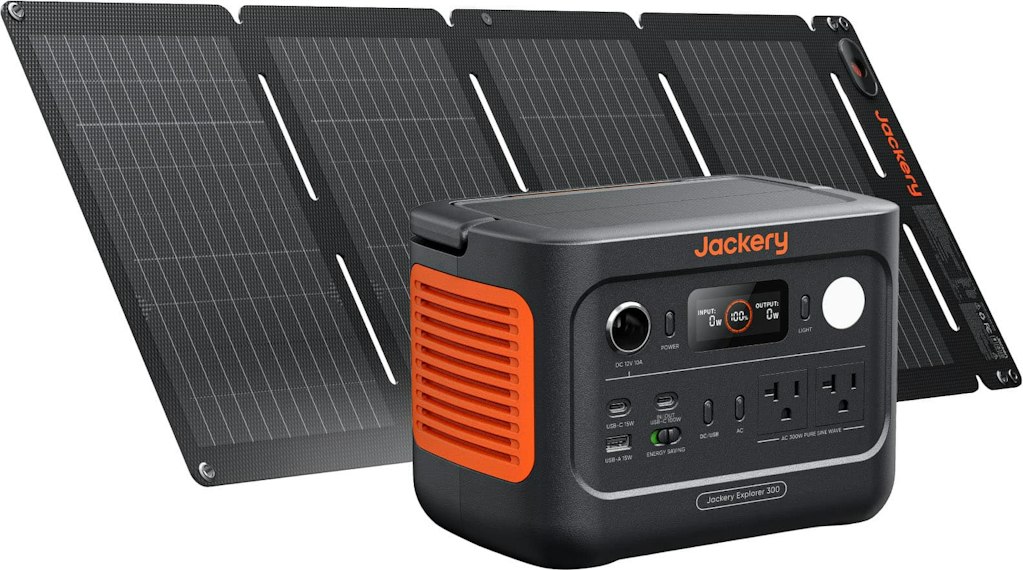 Jackery Explorer 300 v2 288Wh Portable Power Station with 40W Solar Panel: $329 Jackery Explorer 300 v2 288Wh Portable Power Station with 40W Solar Panel: $329