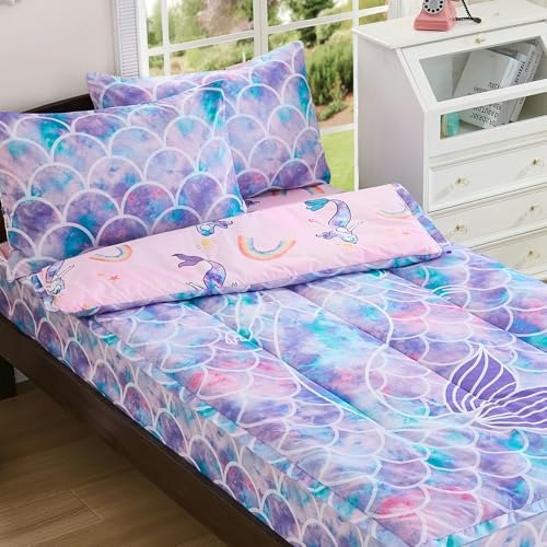 Anibedding 3-Piece Mermaid Zip-Up Bedding Comforter Set: $45.04 Anibedding 3-Piece Mermaid Zip-Up Bedding Comforter Set: $45.04