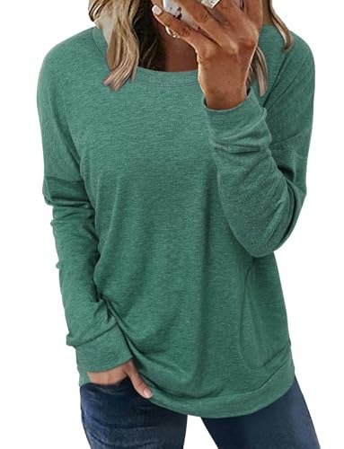 Angerella Women's Long Sleeve Crew Neck Tunic Top: $19.98 Angerella Women's Long Sleeve Crew Neck Tunic Top: $19.98