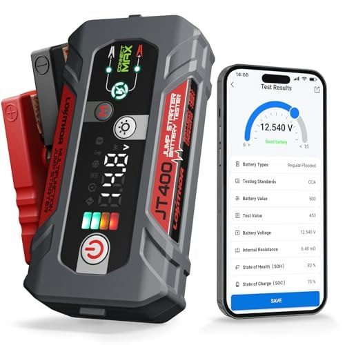 Lokithor JT400 2,500A Jump Starter and Battery Tester: $43.97