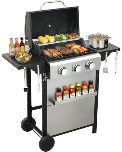 IdeaMaxx 3-Burner Propane Gas Grill: $142 IdeaMaxx 3-Burner Propane Gas Grill: $142