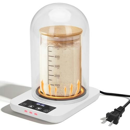 Sourdough Starter Warmer with Glass Dome: $28.04
