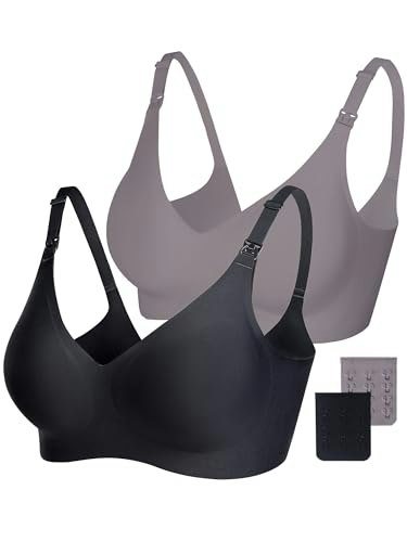 Vinfact Seamless Nursing Bralette 2-Pack: $16.99 Vinfact Seamless Nursing Bralette 2-Pack: $16.99