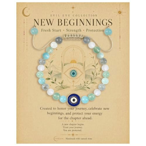 Farfume Crystal Evil Eye Protection Bracelet: $11.99
