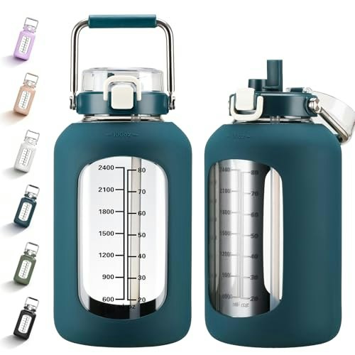 Mukoko 100oz Glass Water Bottle: $34.84