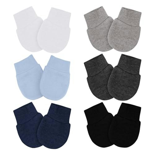 Newborn No-Scratch Baby Mittens 6-Pack: $6.55