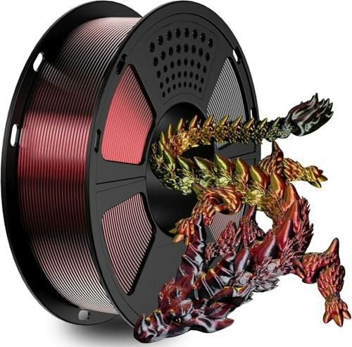 Giantarm Silk Tri-Color PLA Filament 1.75mm 1kg: $16.14