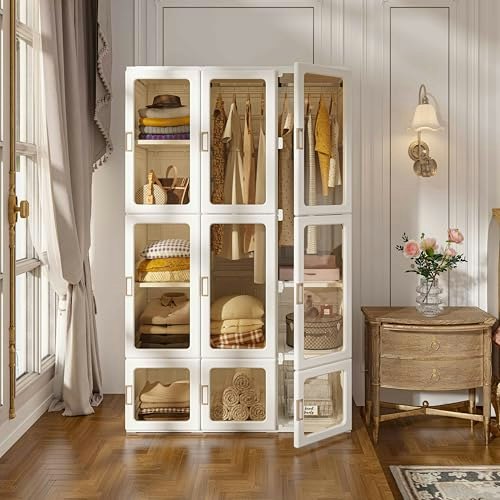 Antbox 8-Cube Portable Wardrobe Closet Storage Organizer: $203.13