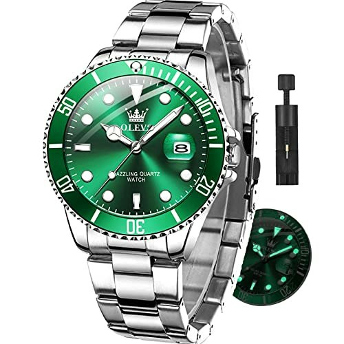 Olevs Stainless Steel Waterproof Men's Watch: $35.45