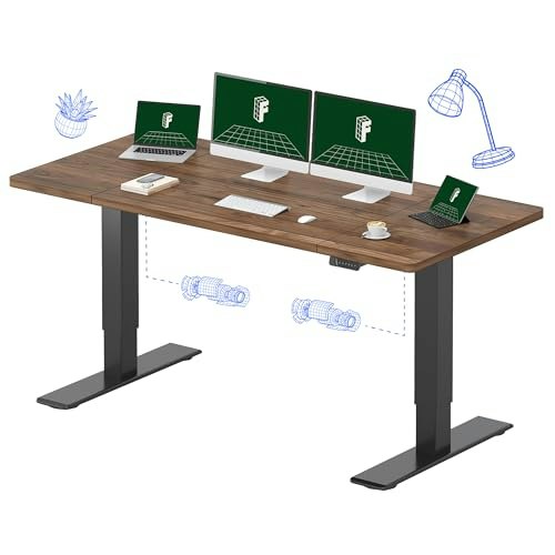 FlexiSpot 71x32-inch Electric Standing Desk: $279.97