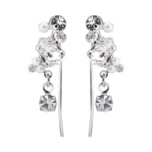 Lokumi Preciosa Crystal Long Hook Earrings: $29.45