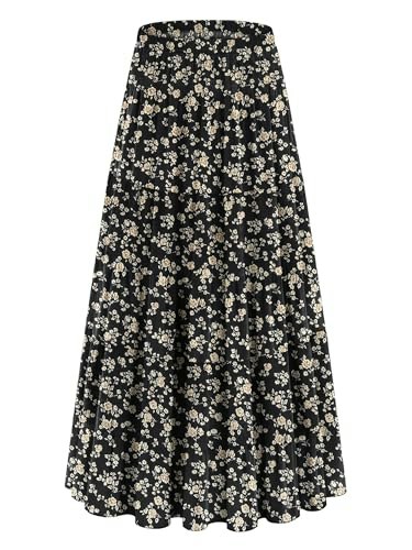 Onlypuff Floral Boho Midi Skirt: $25.58 Onlypuff Floral Boho Midi Skirt: $25.58