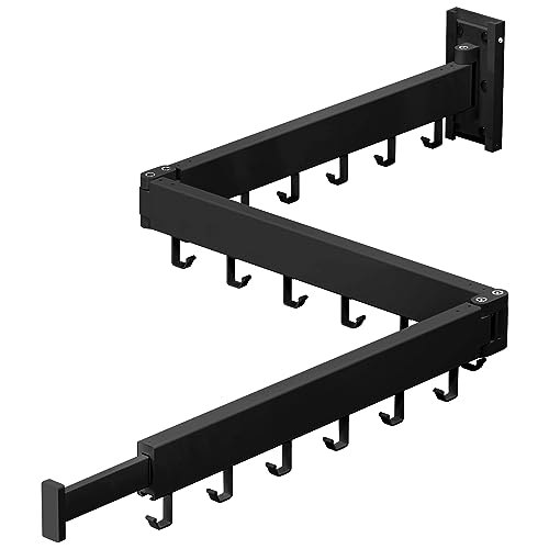 ZdwCyl Wall-Mounted Retractable Clothes Drying Rack: $31.95 ZdwCyl Wall-Mounted Retractable Clothes Drying Rack: $31.95