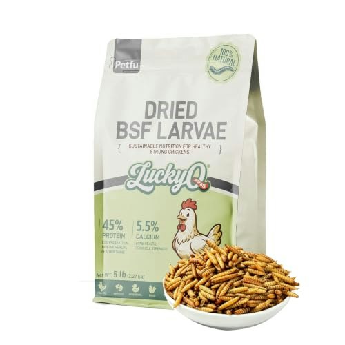 5lb Dried Black Soldier Fly Larvae Chicken and Duck Feed: $22.77