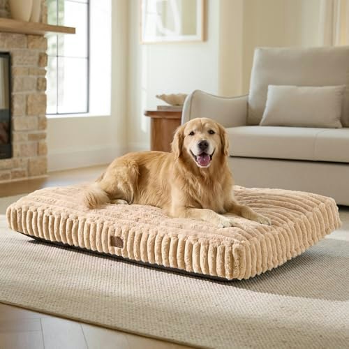 Bedsure Fluffy Balanced Support 47" x 29" Dog Bed: $55.24