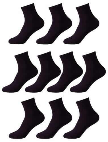 Kids' Seamless Quarter Athletic Cotton Socks: $11.04