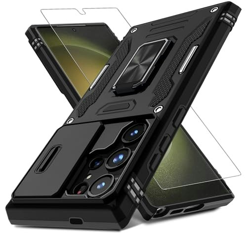 Deerlamn Samsung Galaxy S25 Ultra Case with Screen Protector and Ring Kickstand: $6.99