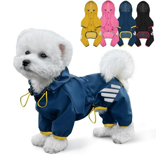 Waterproof Dog Rain Jacket with Hood: $19.99 Waterproof Dog Rain Jacket with Hood: $19.99