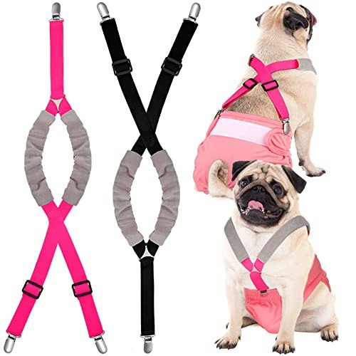 Saintrygo Dog Diaper Suspenders 2-Pack: $15.12 Saintrygo Dog Diaper Suspenders 2-Pack: $15.12
