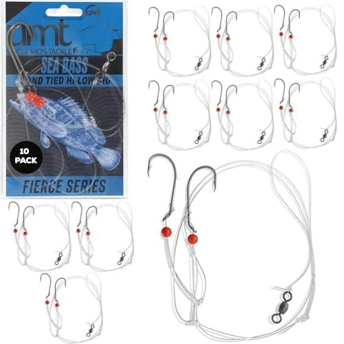 Umt Sea Bass Hi/Lo Saltwater Fishing Rigs 10-Pack: $28.95 Umt Sea Bass Hi/Lo Saltwater Fishing Rigs 10-Pack: $28.95