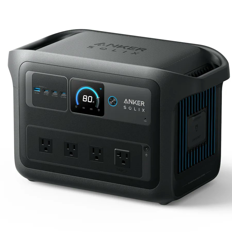 Anker Solix C1000X Gen2 Portable Power Station: $500