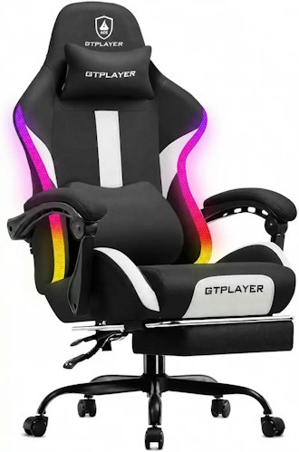 GTPlayer Ergonomic LED Racing Style Gaming Chair for $103 + free shipping