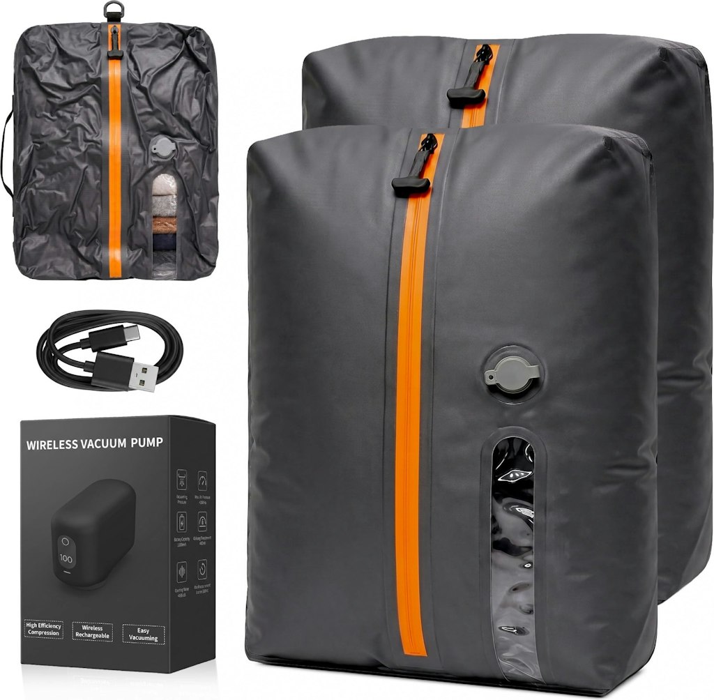 Roseek 22L Travel Vacuum Bag 2-Pack: $60