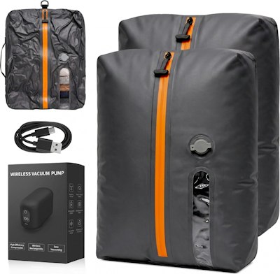 Roseek 22L Travel Vacuum Bag 2-Pack for $60 + free shipping