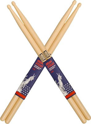 Muso American Hickory 5B Drumsticks 2-Pack for $7 + free shipping w/ Prime