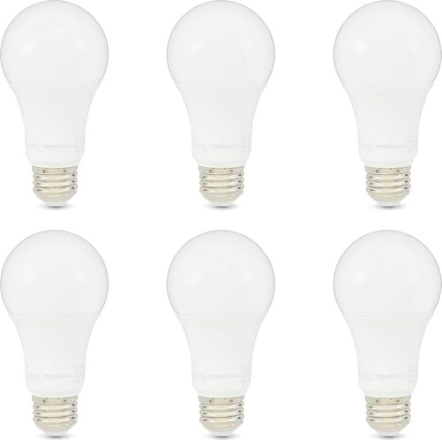 Amazon Basics A19 100W Equivalent E26 Daylight LED Light Bulbs 6-Pack for $6.87 via Sub. & Save + free shipping w/ Prime