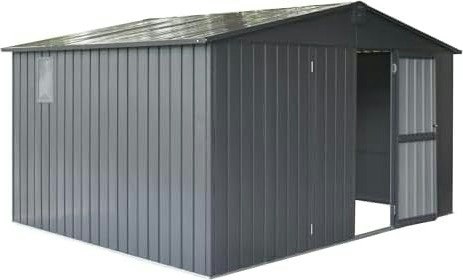 Okak 11x9-Foot Metal Outdoor Storage Shed: $500