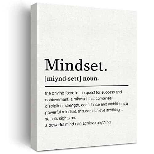 Mindset Definition 12x15-Inch Canvas Wall Art: $18.99