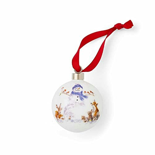 Royal Worcester Wrendale Designs Snowman Fine Bone China Bauble: $35.83 Royal Worcester Wrendale Designs Snowman Fine Bone China Bauble: $35.83