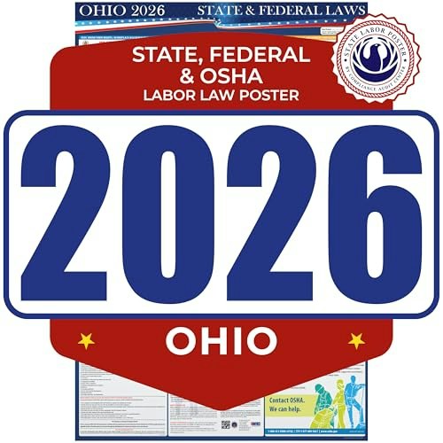 2026 Ohio State and Federal Labor Law Poster: $29.89 2026 Ohio State and Federal Labor Law Poster: $29.89