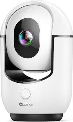 Cloarks 2K Pan/Tilt Indoor Security Camera for $11 + free shipping w/ Prime