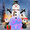 Yexmas 6-Foot Christmas Snowman Inflatable for $30 + free shipping w/ $35