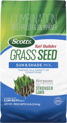 Scotts Turf Builder Grass Seed Sun & Shade Mix 5.6-lb. Bag for $21 + free shipping w/ Prime
