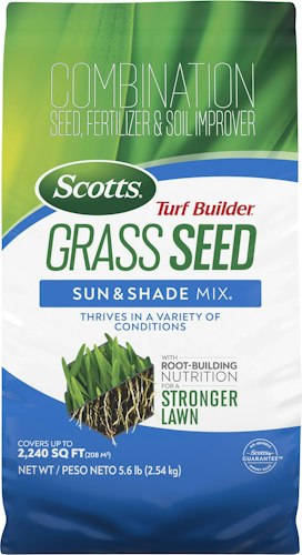 Scotts Turf Builder Grass Seed Sun & Shade Mix 5.6-lb. Bag for $21 + free shipping w/ Prime