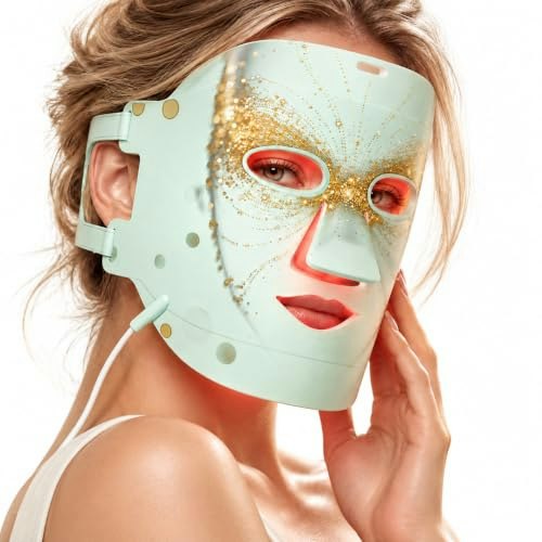 Coco Coralia 324-LED Red Light Therapy Face Mask: $54.99