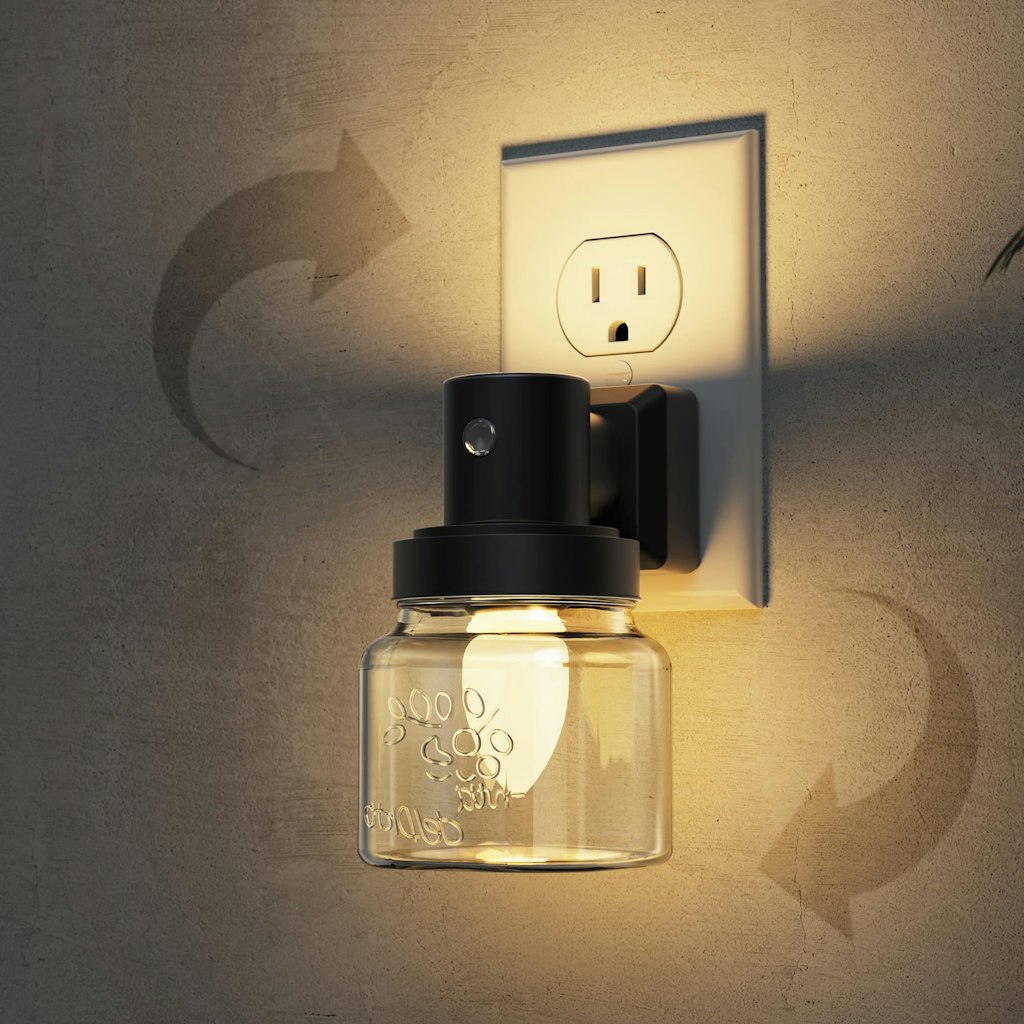 L LOHAS LED Mason Jar Night Light: $18