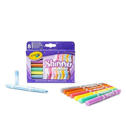 Crayola Shimmer Markers 8-Pack: $13.44 Crayola Shimmer Markers 8-Pack: $13.44