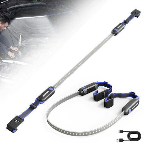 WorkPro Rechargeable 25" Foldable Magnetic Work Light for $19 + free shipping