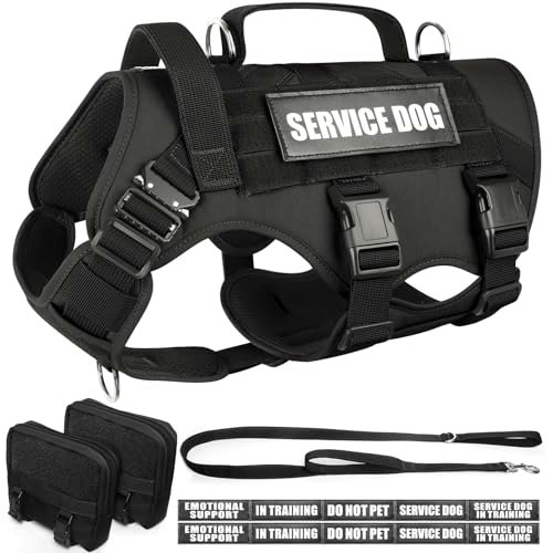 Winsee Tactical Dog Harness with Leash: $55.02 Winsee Tactical Dog Harness with Leash: $55.02