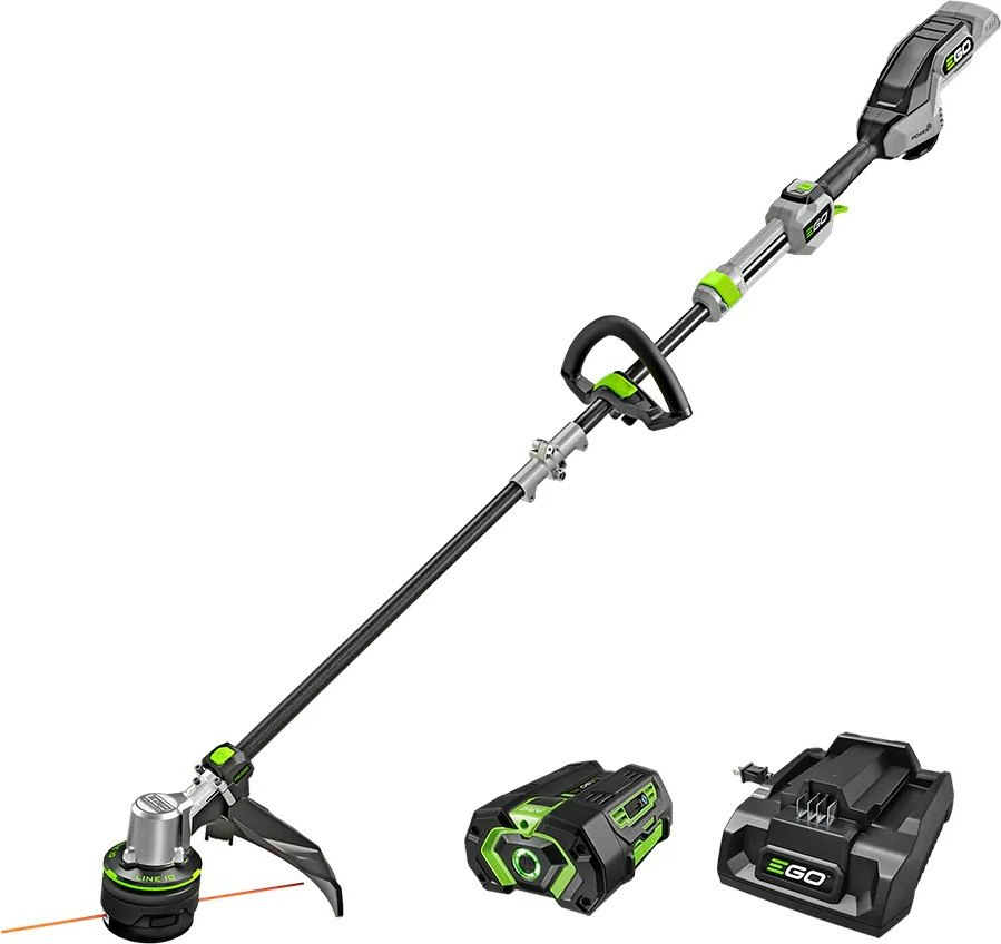 EGO Power+ 16" 56V Li-Ion Cordless Powerload String Trimmer Kit w/ Battery & Charger: $249