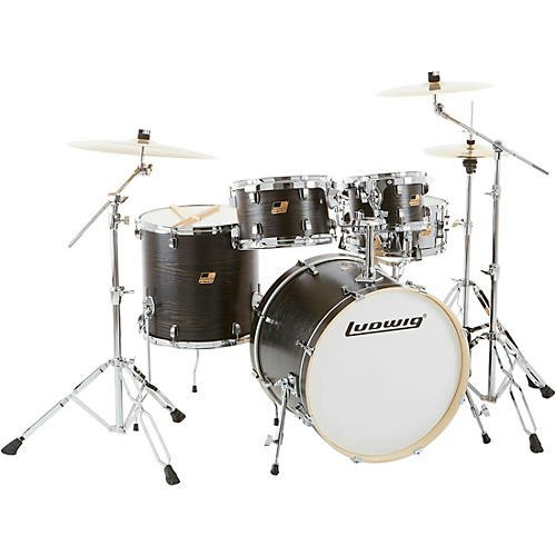 Ludwig BackBeat Elite 5-Piece Complete Drum Set: $800