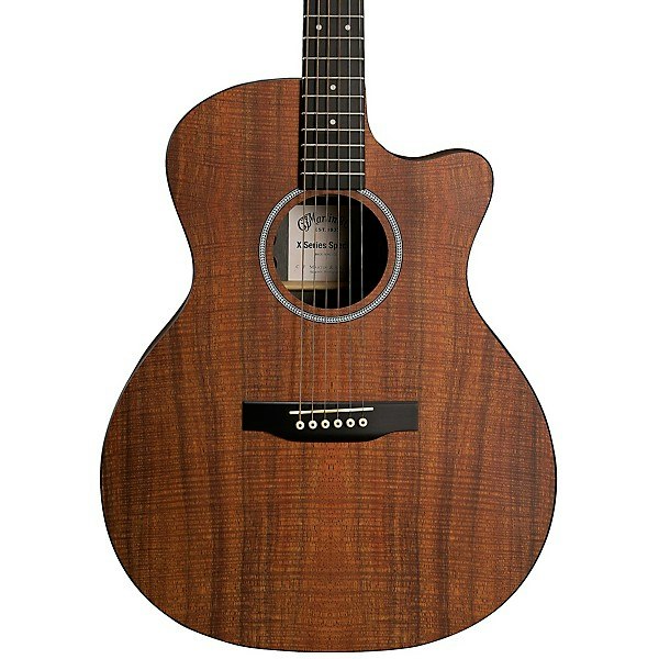 Martin X Series Special GPC-X1E All-Koa HPL Acoustic-Electric Guitar: $630