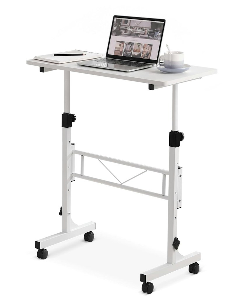 Adjustable Height Mobile Standing Desk: $46
