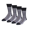 Wrangler Men's Five Star Relaxed Comfort Crew Socks 4-Pack for $6 + free shipping w/ $35